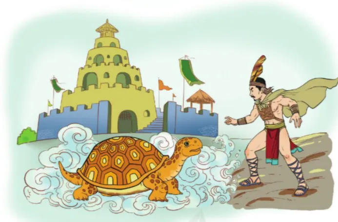 An Dương Vương cầu xin trời đất phù hộ khi gặp khó khăn xây thành Cổ Loa