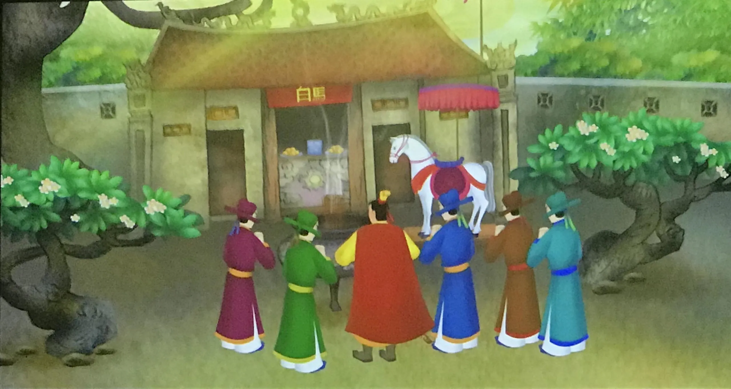 Tuyệt Phẩm Phim Sự Tích: Đánh Giá Chi Tiết Bản Nháp Màu "Sự Tích Đền Bạch Mã"