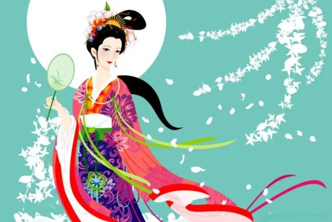 Hình ảnh chị Hằng Nga xinh đẹp, tiên nữ của cung trăng, gắn liền với truyền thuyết Hậu Nghệ và là biểu tượng của Tết Trung thu