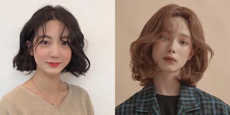 Mái tóc uốn sóng lơi nhẹ nhàng, đối lập với cái rét cuối xuân, nhắc nhở về ngày Nàng Bân mặc áo rét