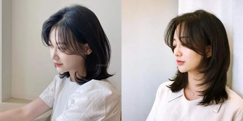 Kiểu tóc layer bob tỉa mái bay mềm mại, tượng trưng cho tình yêu và sự che chở mà Nàng Bân dành cho chồng