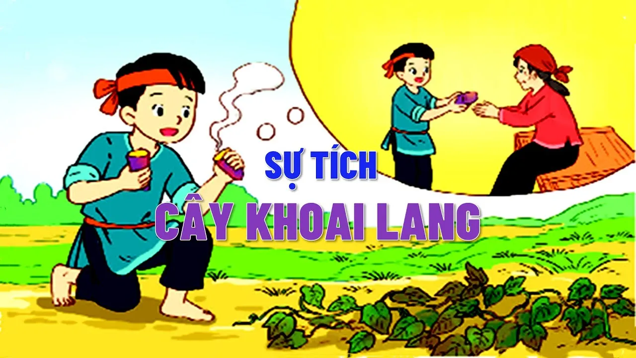 câu chuyện sự tích cây khoai lang – Bài học về Lòng Hiếu Thảo và Trách nhiệm với Gia Đình