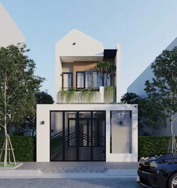 Ngôi nhà 2 tầng hiện đại, nền tảng vững chắc như giá trị truyền thống của sự tích trầu cau, thường được yêu thích qua bản karaoke tân cổ