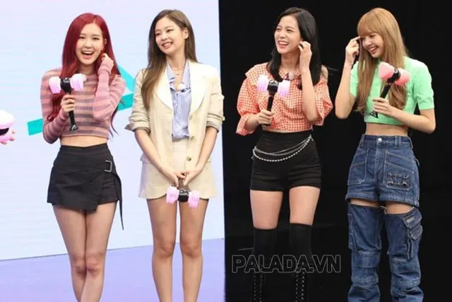 Ngôi sao Lisa Blackpink mặc quần què lệch ống, đại diện cho phong cách thời trang độc đáo