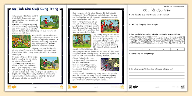 Bài Tập Đọc Sự Tích Chú Cuội Cung Trăng Lớp 3 | Giải Bài Tập Tiếng Việt Chi Tiết