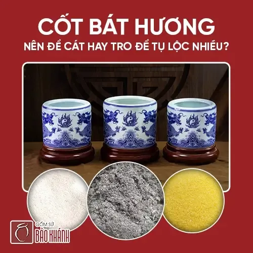 Bát hương chuẩn mực cần được bao sái cẩn thận trước khi thực hiện văn khấn bỏ bát hương gia tiên