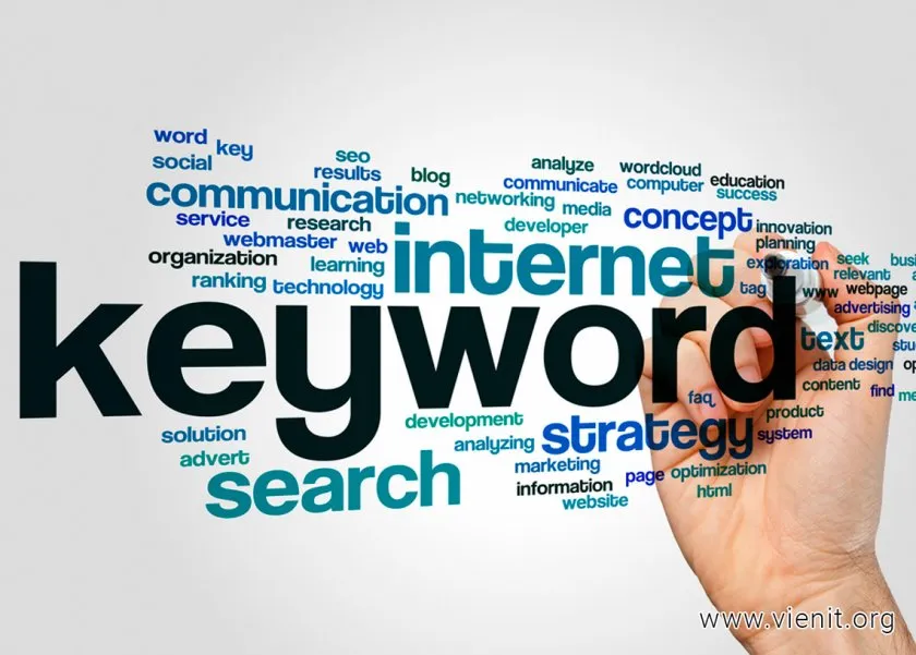 Bảng biểu phân tích các chỉ số từ khóa