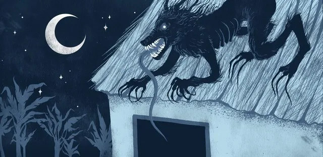 Hình ảnh minh họa Aswang người sói đang rình rập trong bóng đêm