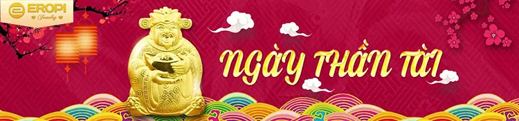 Tượng Thần Tài với vẻ mặt phúc hậu, biểu tượng của sự may mắn