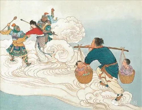 Hình ảnh minh họa Cầu Ô Thước bắc ngang dải Ngân Hà trong truyền thuyết Ngưu Lang Chức Nữ