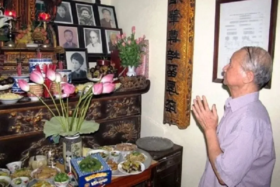 văn khấn chuyển bàn thờ thần tài báo cáo bề trên