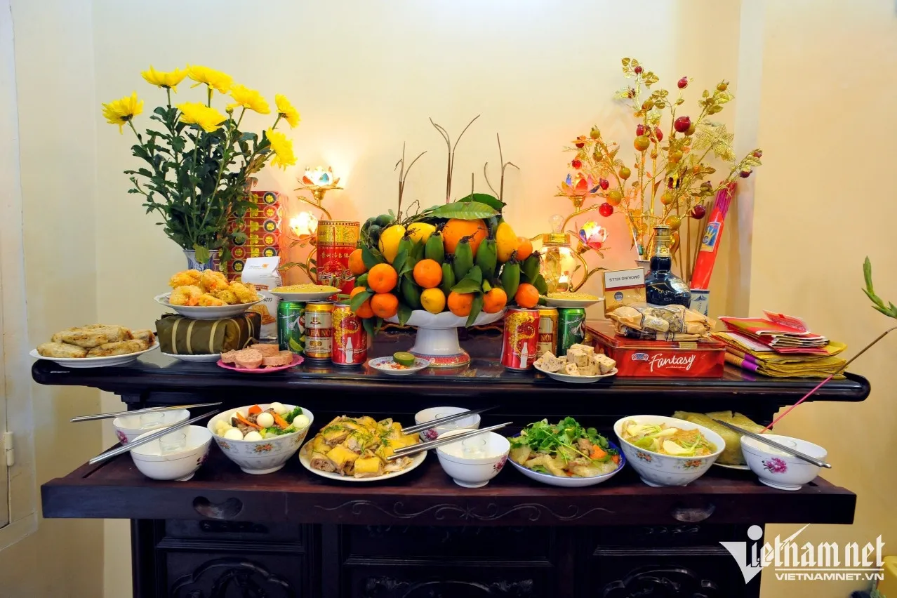 Mâm lễ cúng ngày Rằm hằng tháng chuẩn theo truyền thống