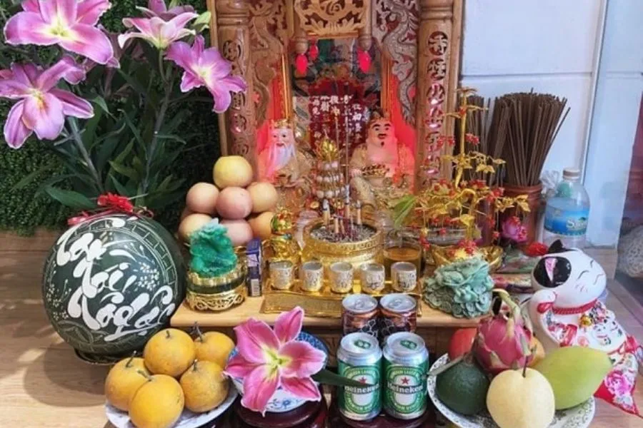 văn khấn tạ lễ chuyển bàn thờ thần tài về nhà mới