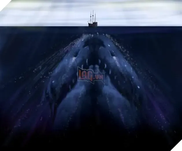 Chạm khắc cổ về Leviathan, đại diện cho những thế lực hắc ám và sự hỗn loạn trong thần thoại châu Âu thời Trung Cổ.