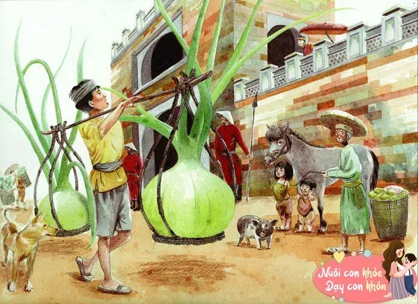 Cặp vợ chồng trong sự tích gái ngoan dạy chồng sau khi dùng phép lạ